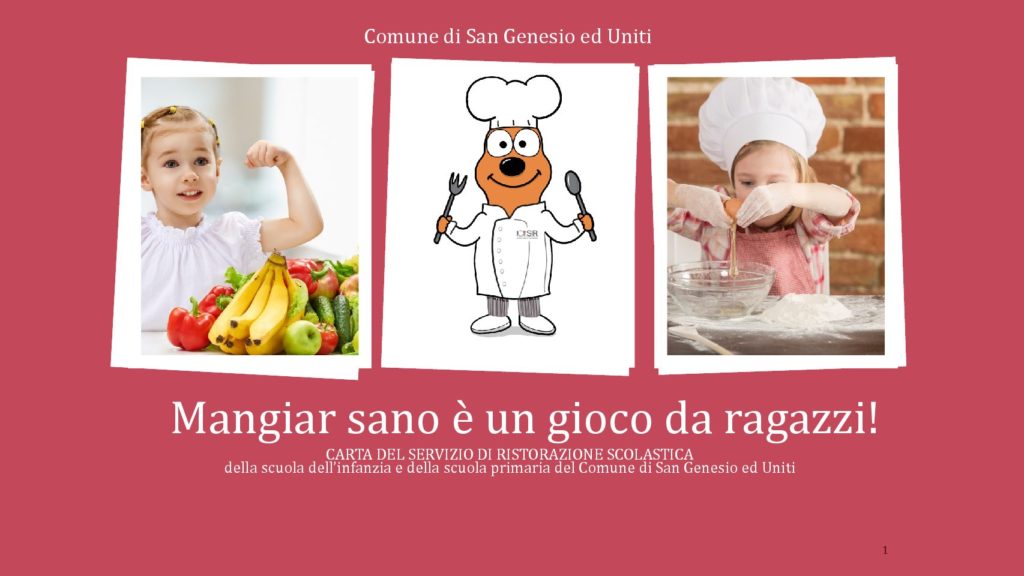 bambini che cucinano e mangiano la frutta e la verdura