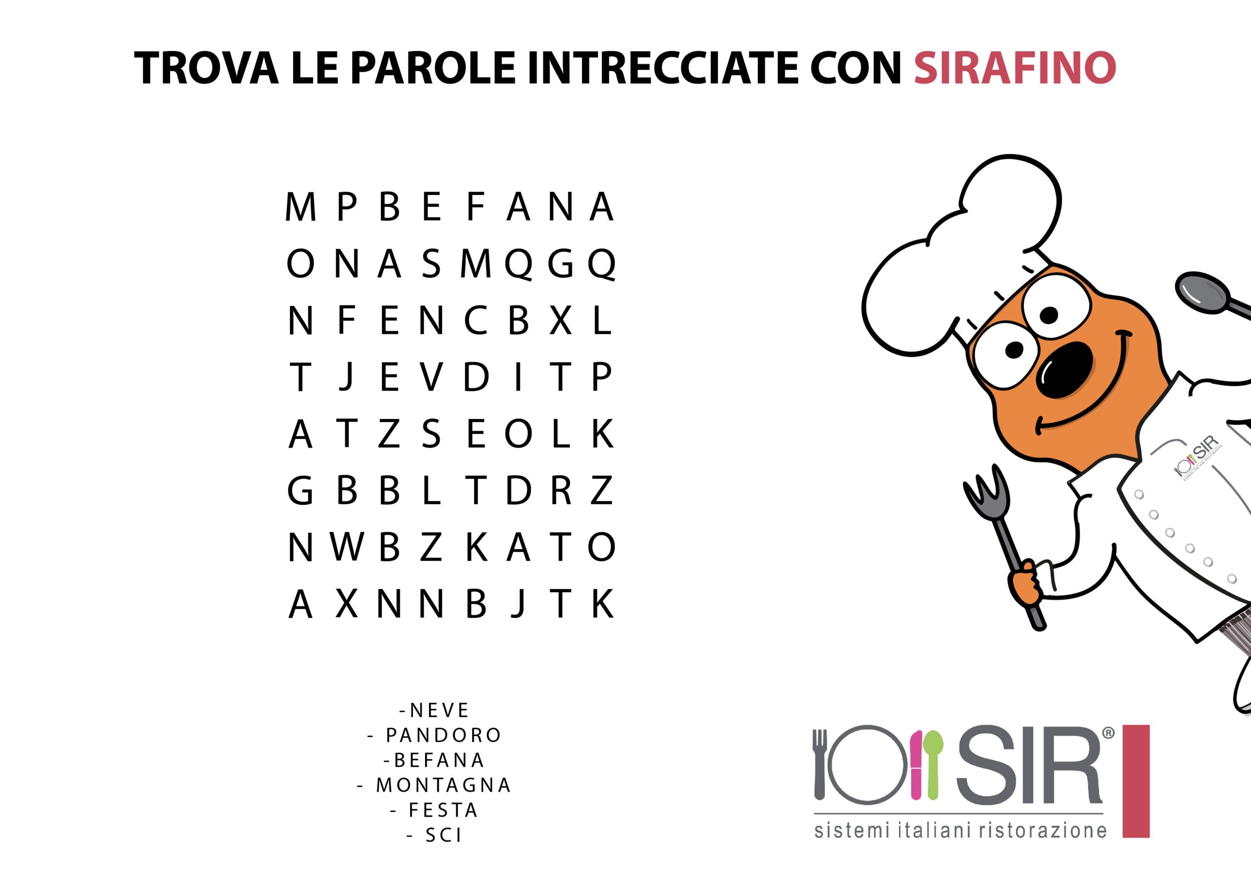 Parole Intrecciate della ristorazione scolastica