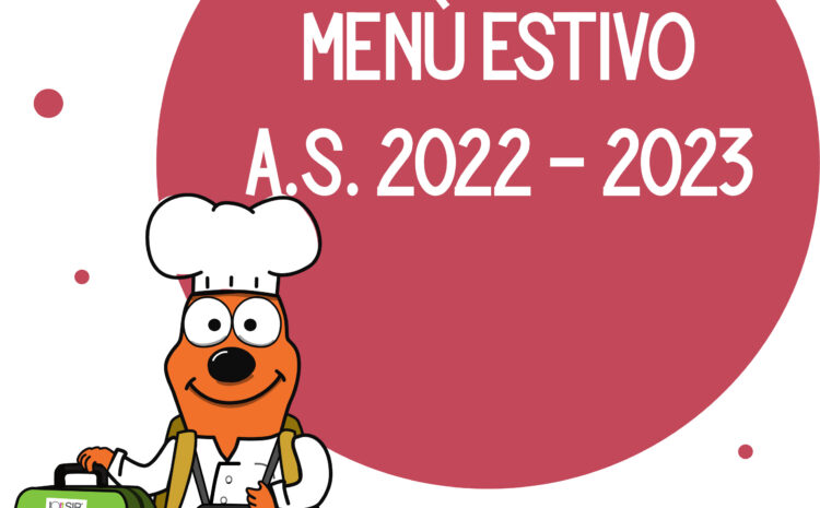  MENÙ ESTIVO A.S. 2022-2023