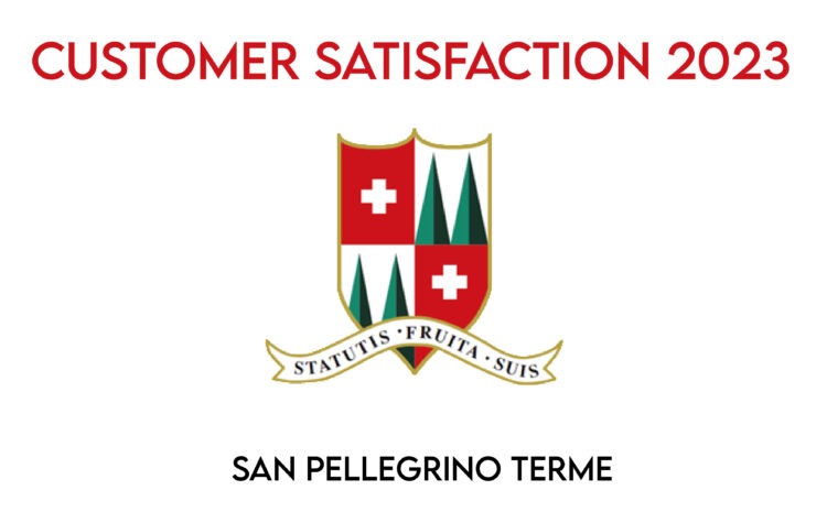  RISULTATI CUSTOMER SATISFACTION 2023 SAN PELLEGRINO