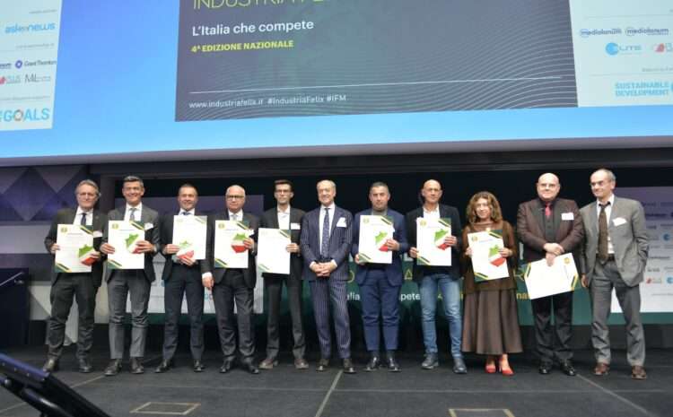  SIR RICEVE IL PREMIO NAZIONALE “INDUSTRIA FELIX – L’ITALIA CHE COMPETE”